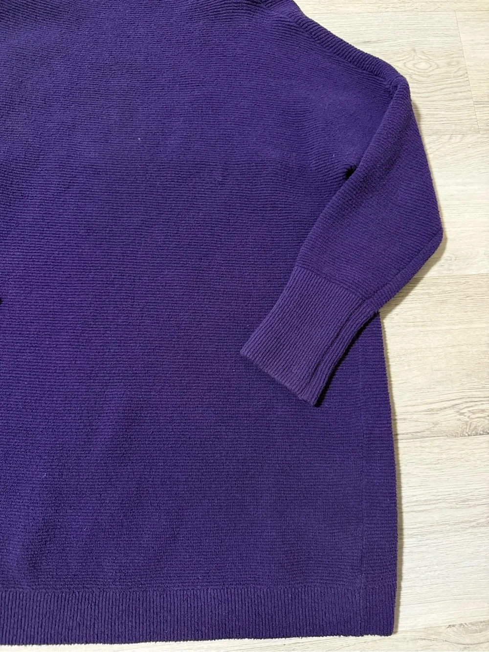 NWT Free People Ottoman Slouchy Tunic Sweater Gothic Grape Women’s Size Medium